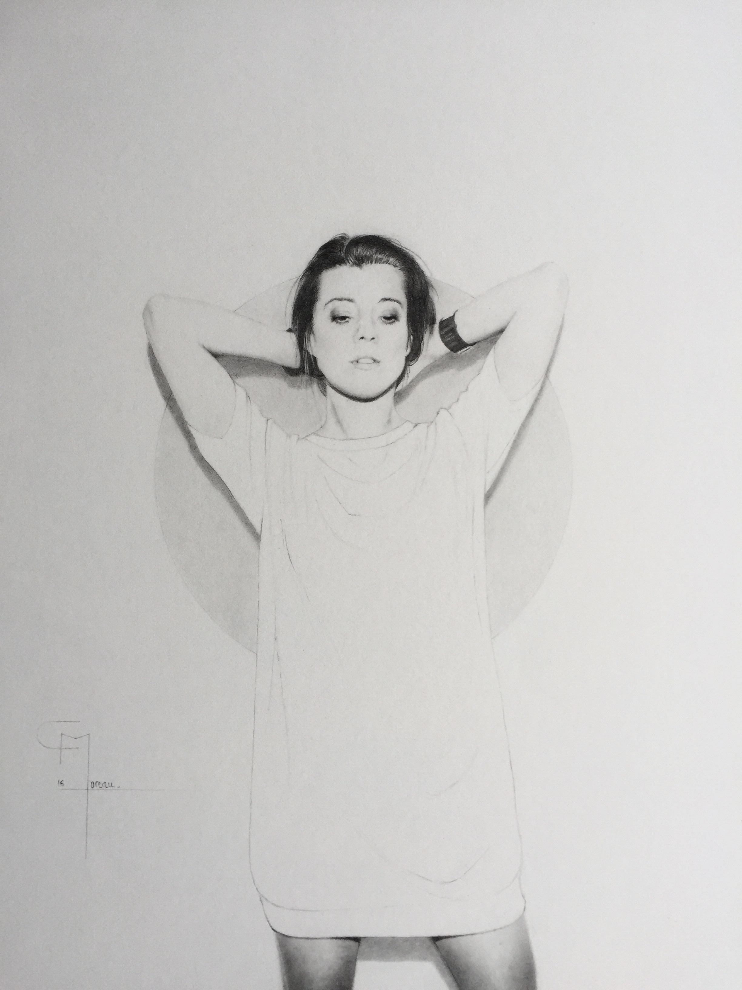 « Tonight 2 », dessin aux crayons sur papier 220 g., au format 42 x 29,7 cm